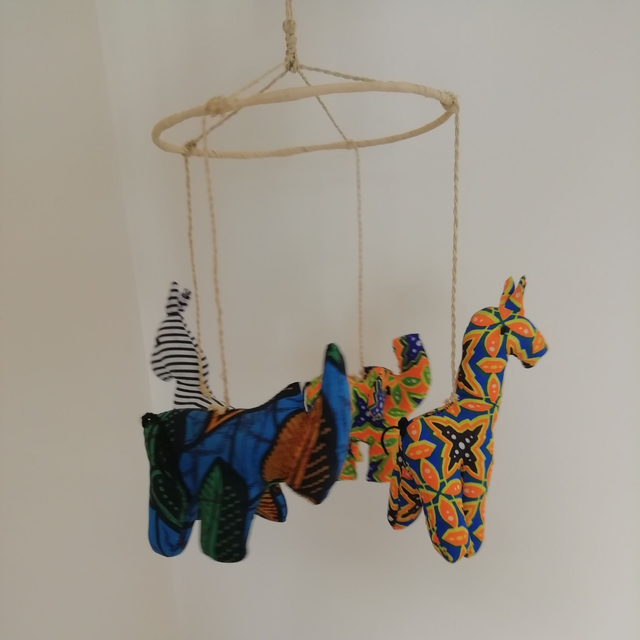 Soft animal mobile