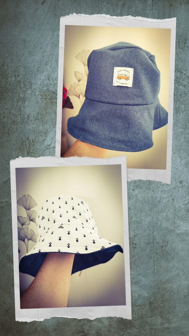 Bob réversible coton BZH