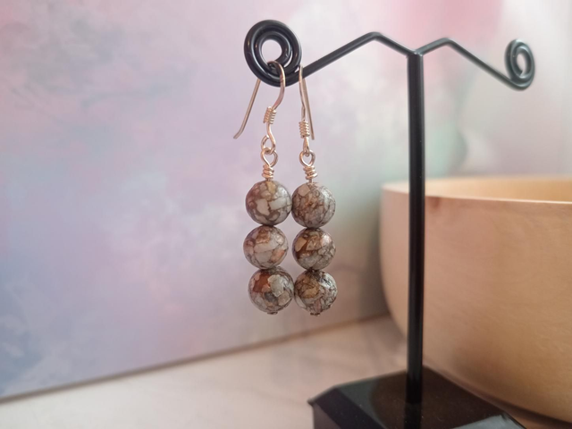 Australian Mojave Opal earrings 