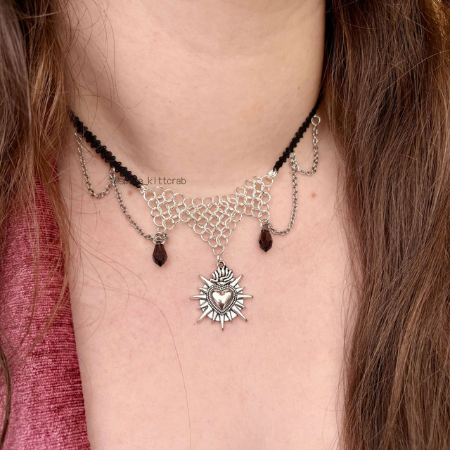 Lucretia chain maille necklace