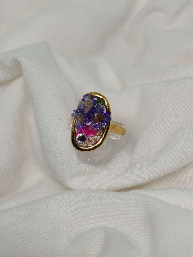 Bague Oriane coloris violet
