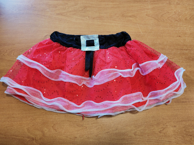Jupe Noël en 4 ans