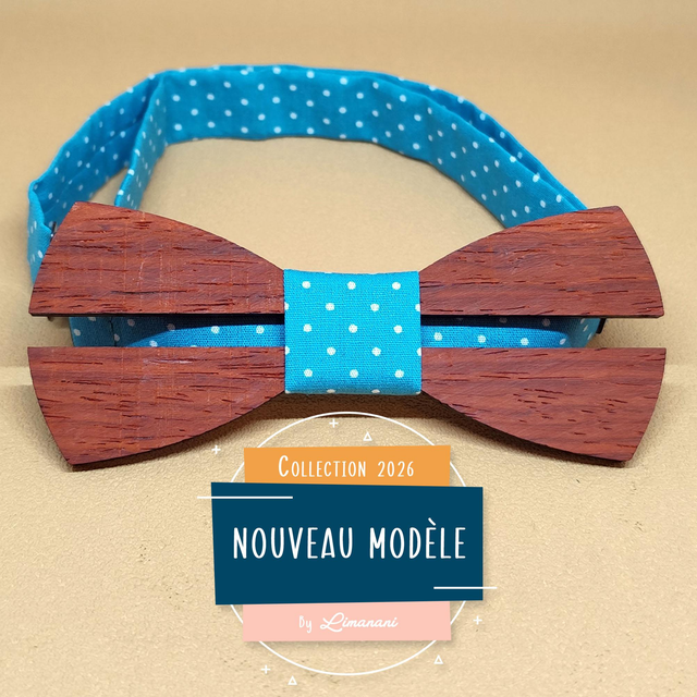 PŪREHUA – Le nœud papillon en bois ajustable