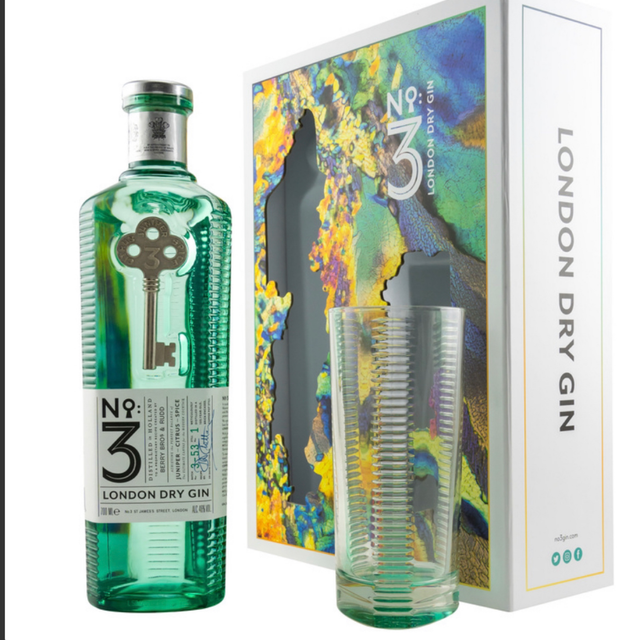 No.3 London Dry Gin (mit Glas)