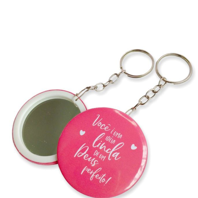 10 Buttons Espelho de Bolsa Personalizados