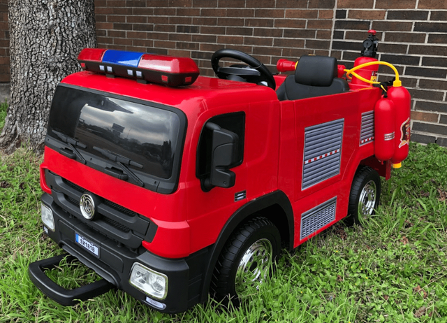 12V Fire Engine Ride On & Acc