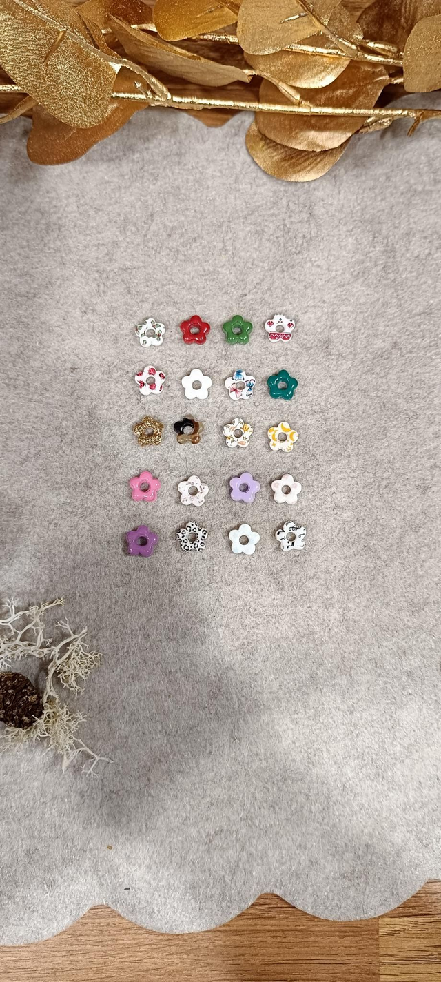 Mini Léana - fleur rose