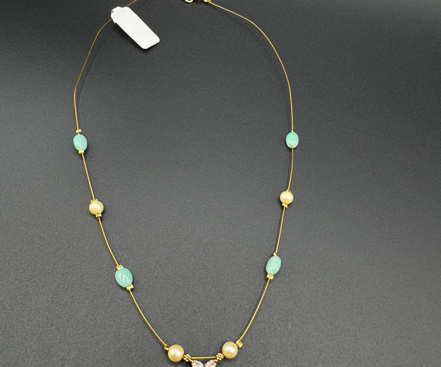 Invisible chain mint green 