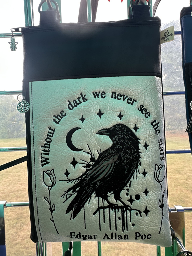 Bag - Large 2 Zips - The Crow