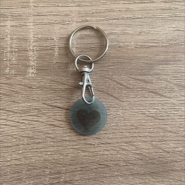 Porte-clés jeton de caddi