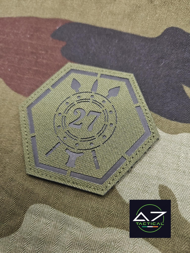 27 BN laser cut IR patch 