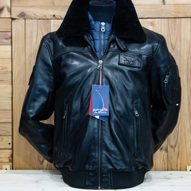 Blouson Cuir Rafale Ycon 