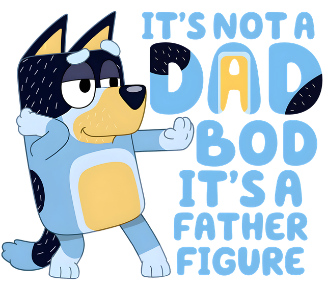 Bluey Dad Bod DTF 