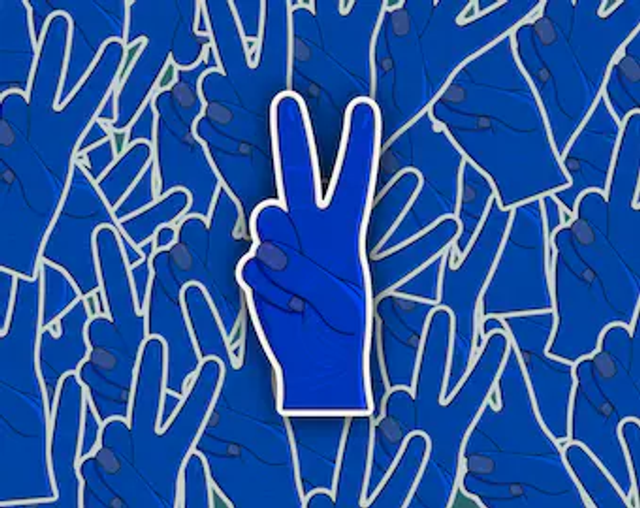 Peace Sign Die Cut Sticker