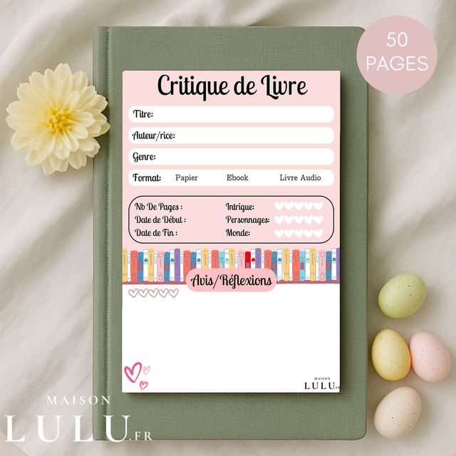 Bloc-Note Suivi, Avis, Résumé et Critique de Livres