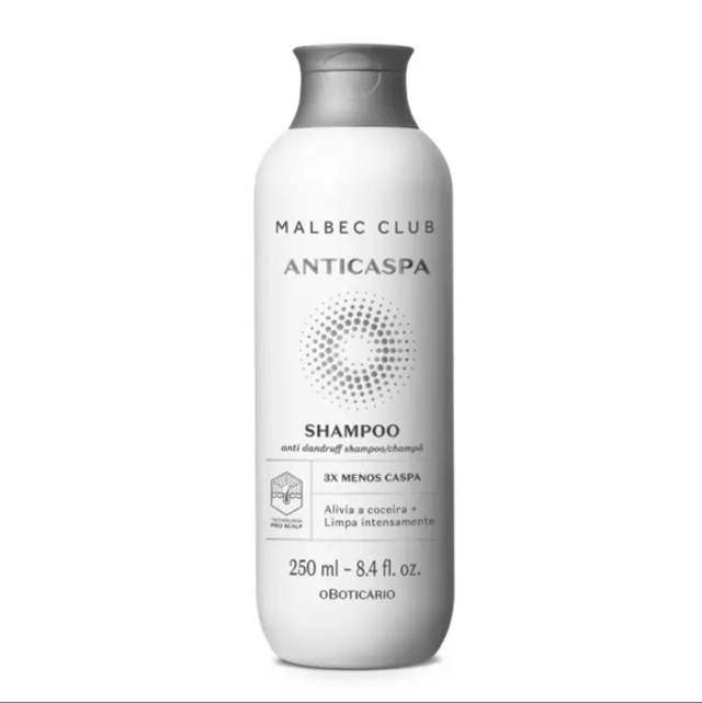 Shampoo Anticaspa Malbec Club 250ml  Anti-Dandruff 59035