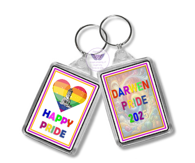 Darwen Pride Oblong Keyring -OKR03
