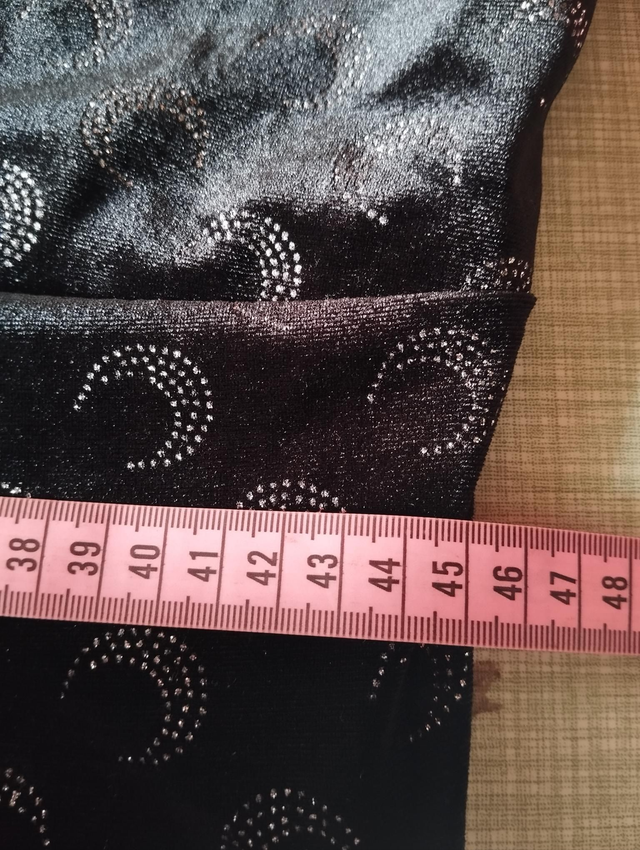 Robe Collectif Trixie Glitter Moon Velvet Black T46/48