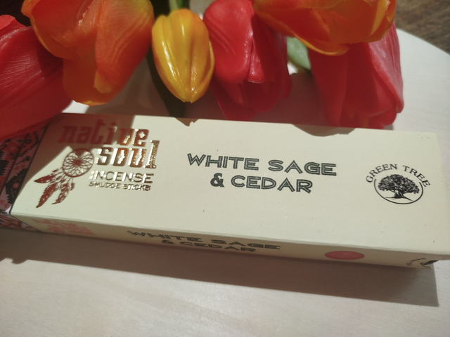 encens native soul sauge et cedre