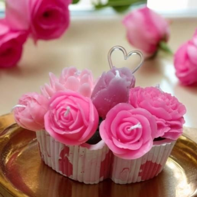 Composition Florale rose