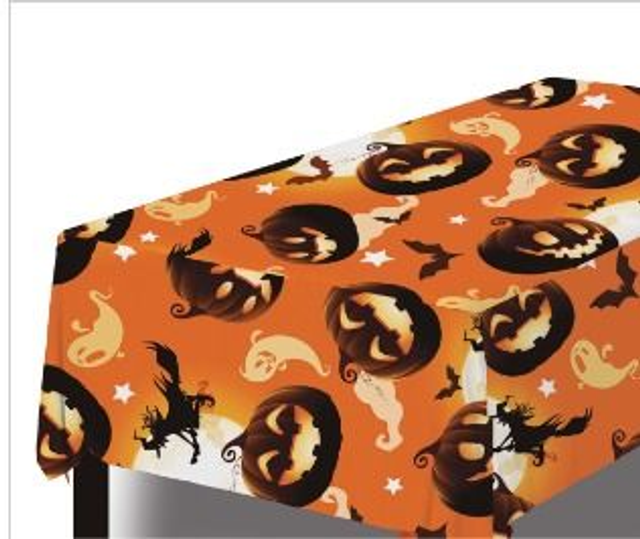 HALLOWEEN .  24310 TOVAGLIA ZUCCA 137X274 CM