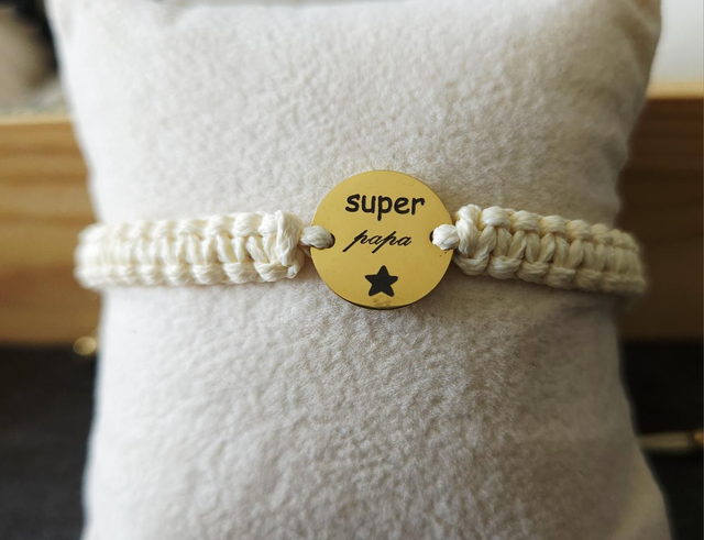 Bracelet &quot;super papa &quot;