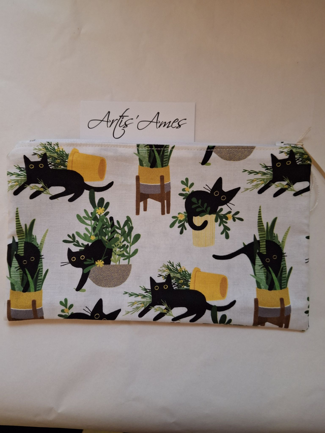 Trousse plate Bêtises de Chats noirs