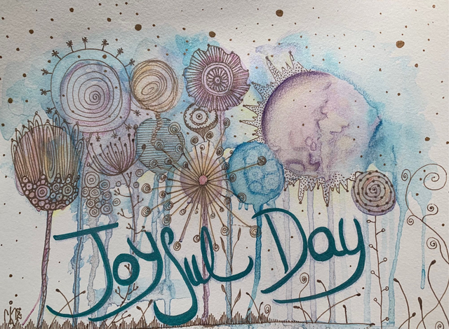 Aquarelle "Joyful Day"