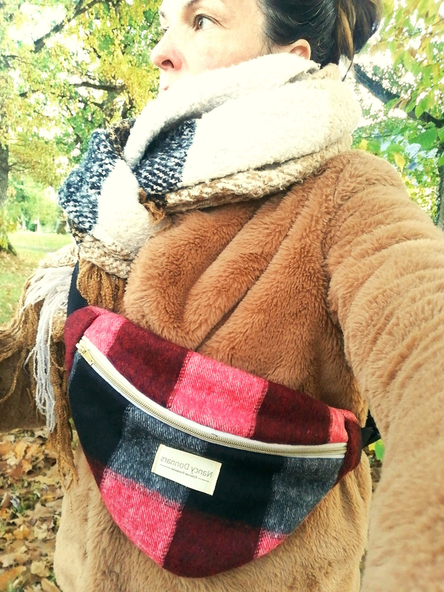 Sac banane rouge &amp; noir