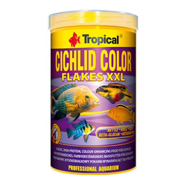 Cichlid colour flakes 250ml