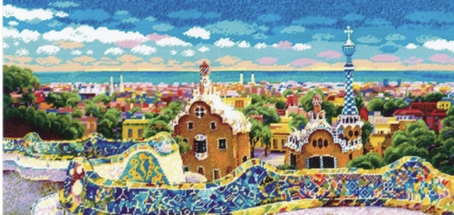 RIOLIS Park Guell Counted Cross Stitch Kit