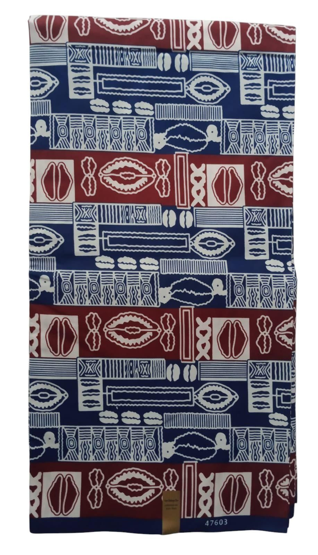 "Union Sacrée" Tissu Wax Africain – 6 Yards (≈ 5,48 m) – Qualité Supérieure