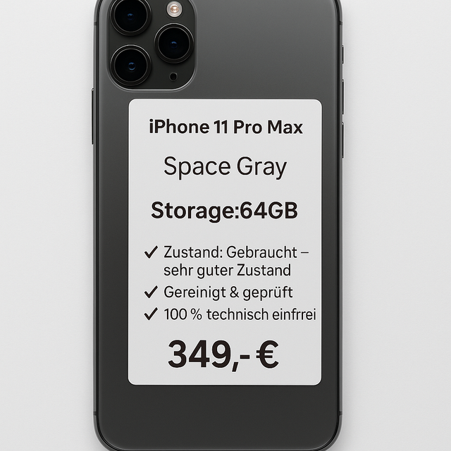 📱 Apple iPhone 11 Pro Max 64 GB Space Gray