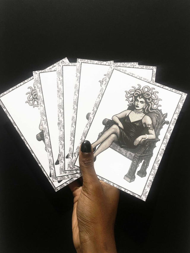 Carte postale - La reine Medusa