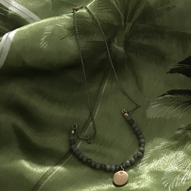 Grey Colour Necklace- NEC104