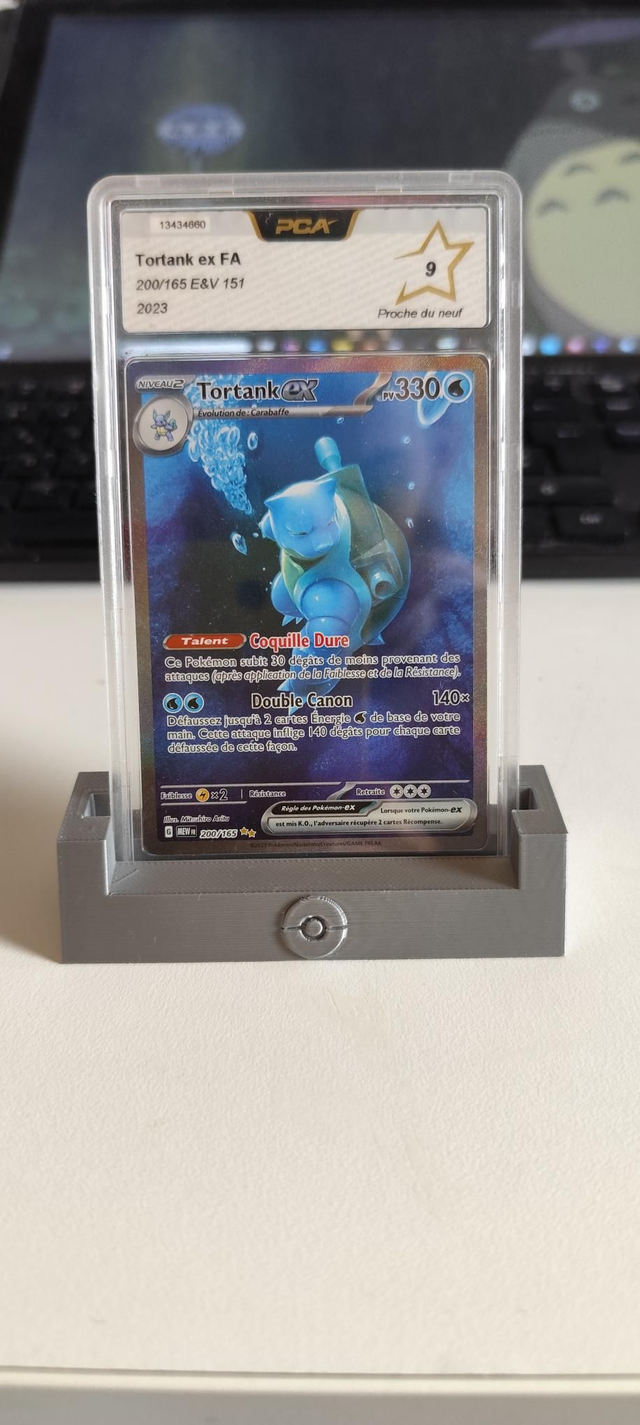 Support carte gradée pokémon