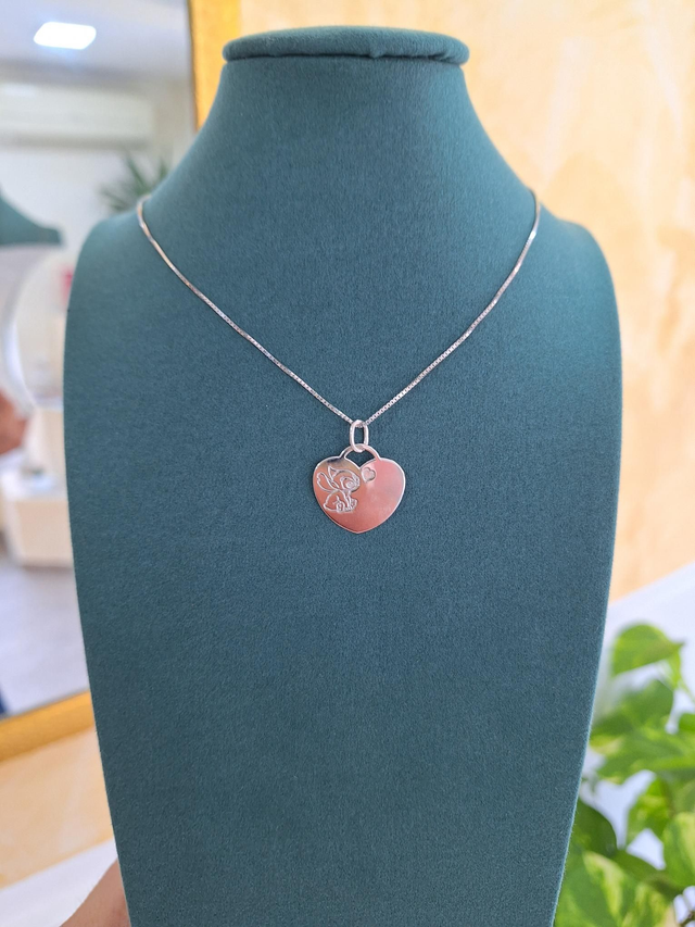 Cuore Stitch - Argento 925