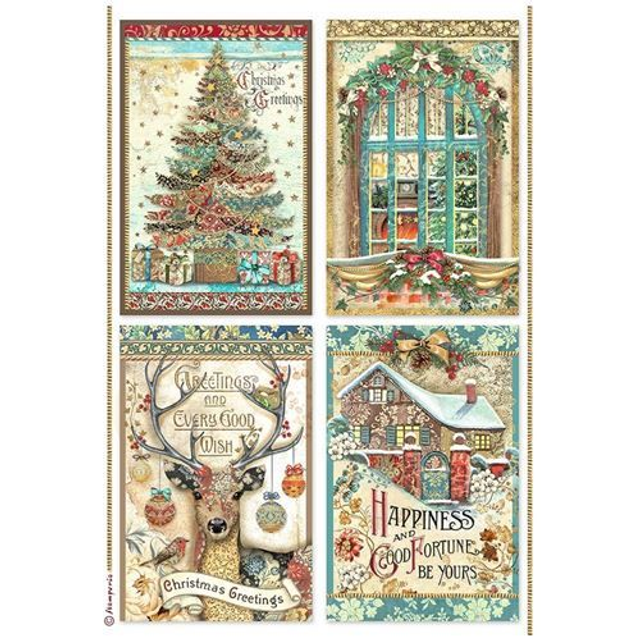 Christmas Greetings 4 cards