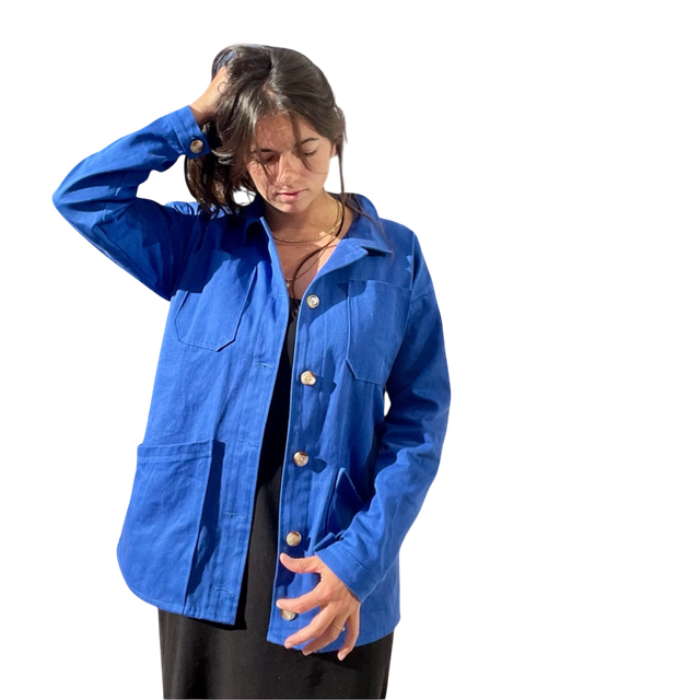Veste Atelier Femme - Nuance Bleu Électrique 