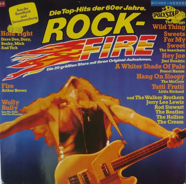  Various ‎– Rock-Fire - Die Top-Hits Der 60er Jahre Vinyl