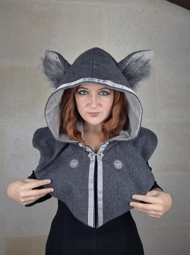 Capuchon Loup à oreilles