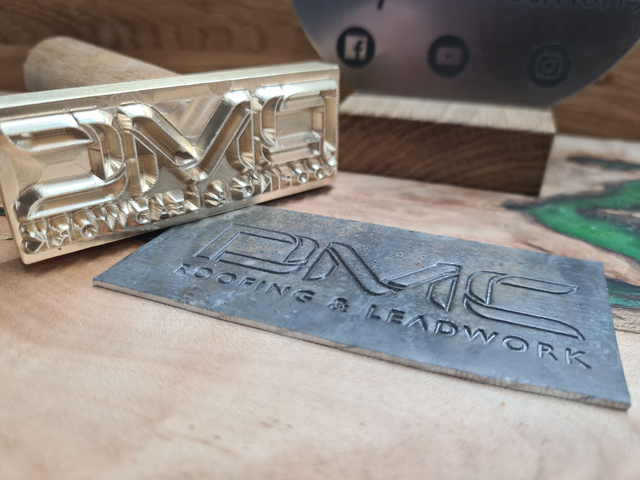Leadwork Branded Stamp - Lead Roofers Metal Stamp