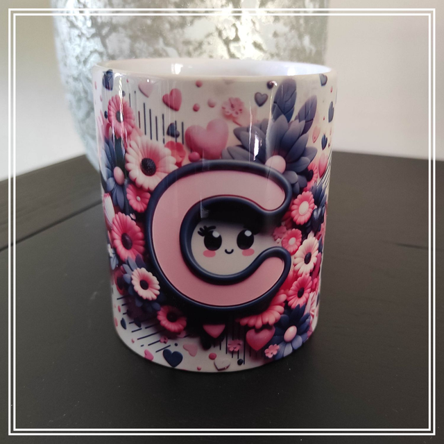 Mug personnalisé à votre initiale