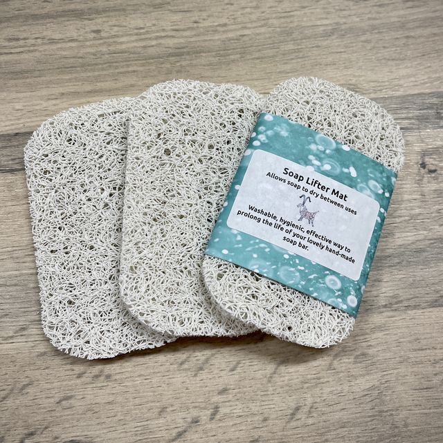 Soap lifter mat - white