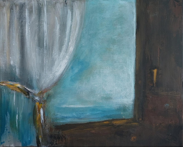 FENETRE SUR MER - 33x41cm