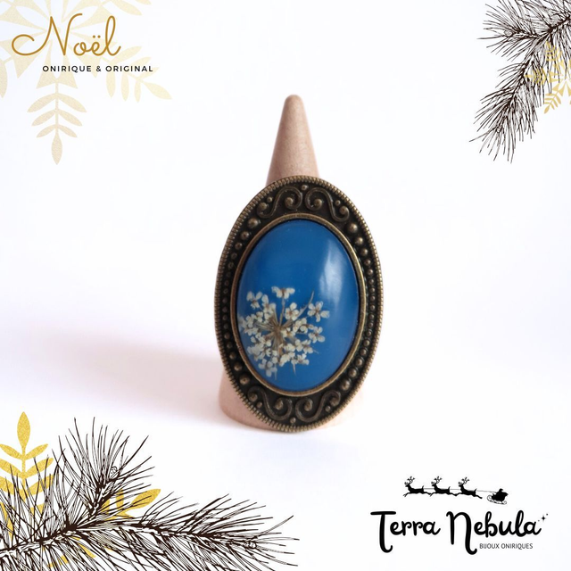 Bague fleurie baroque Captivante | BA044 | Ombelles