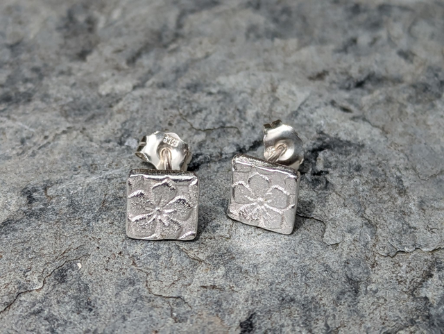 Medium Square Earrings