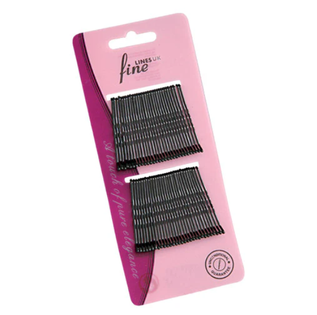 Fine Lines 60 Bobby Pins Black (6138)