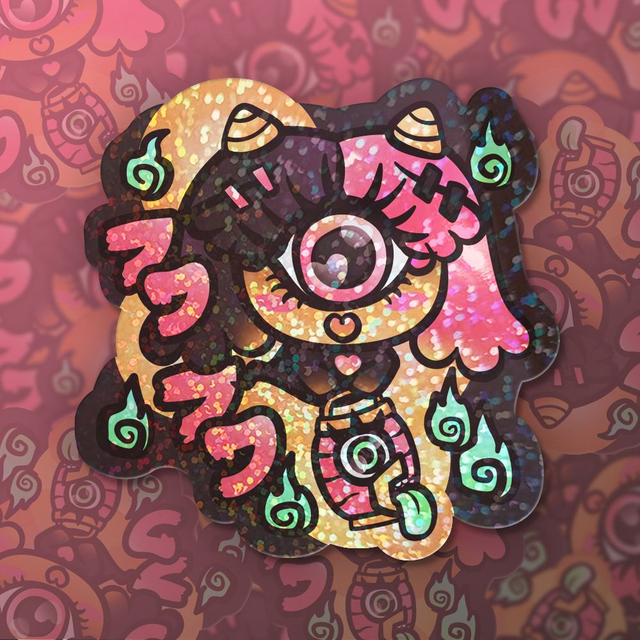 Sticker Holo ♡ Série Yökai Mine