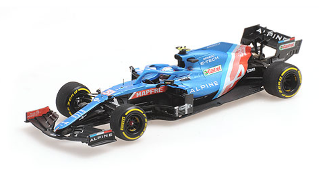 Alpine A521 E. Ocon Bahrain GP 2021 Minichamps 1:43 Formel 1